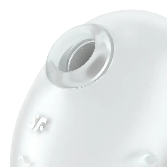 Вакуумний кліторальний стимулятор із вібрацією Satisfyer Cutie Ghost White Львів