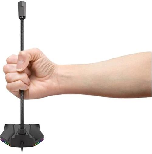 Стримовый микрофон Redragon Stix GM99 RGB с подсветкой USB кабель 1.8м Винница - изображение 3