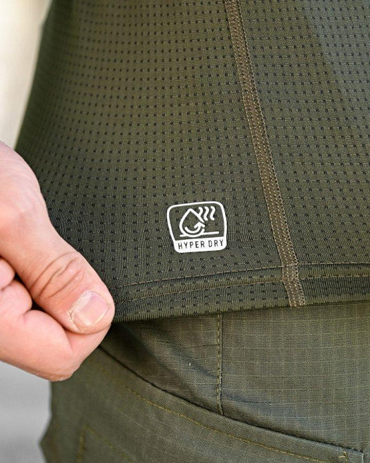 Тактическая потоотводящая футболка samuray Cooltuch oliva Одесса - изображение 8