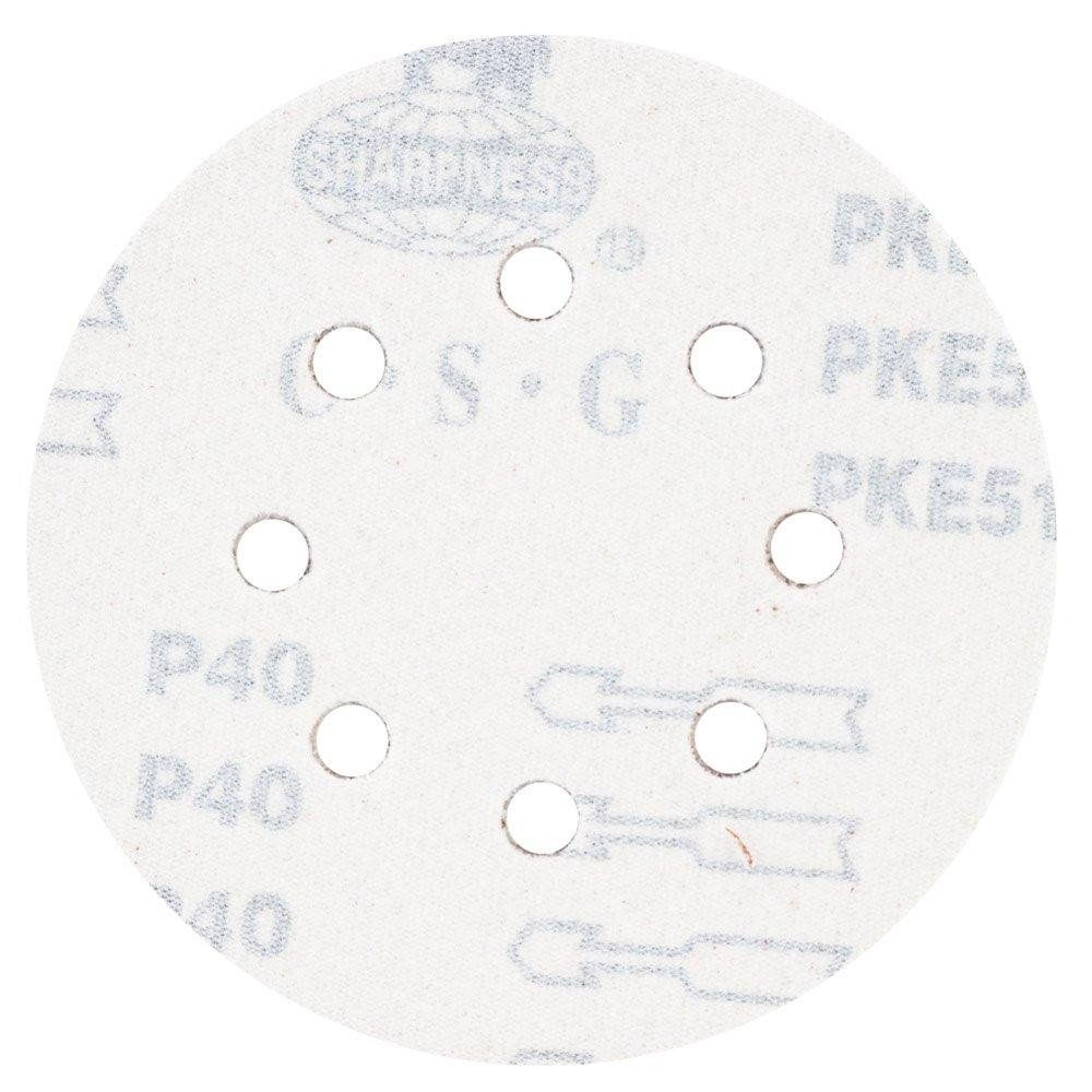 Шлифовальный круг 8 отверстий Ø125мм P40 (10шт) SIGMA (9122631) Киев - изображение 2