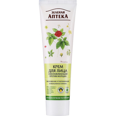 Крем для обличчя Зелена Аптека Омолоджувальний проти зморшок 100 мл (4823015907005) Вінниця - фото 1