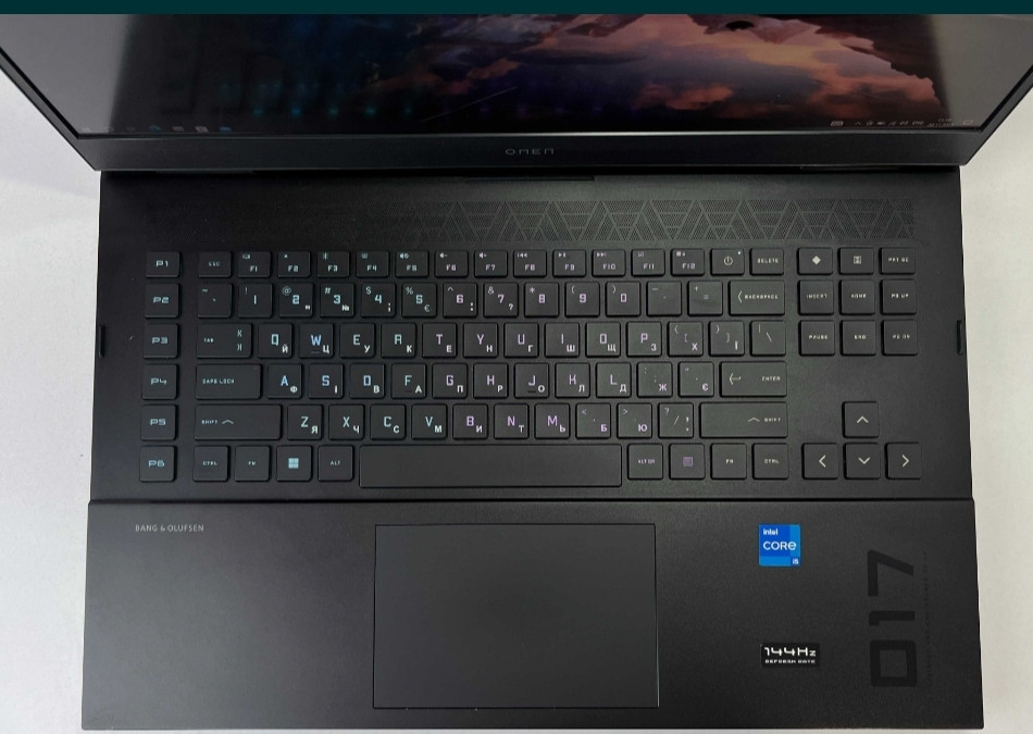 Ноутбук HP OMEN 17 i5-11400H RTX 3060 6Gb 130W 144Hz RAM 16 Gb SSD 512Gb. Київ - фото 2