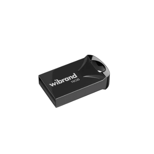 Флешка 16Гб USB 2.0 чорний Hawk Wibrand Житомир