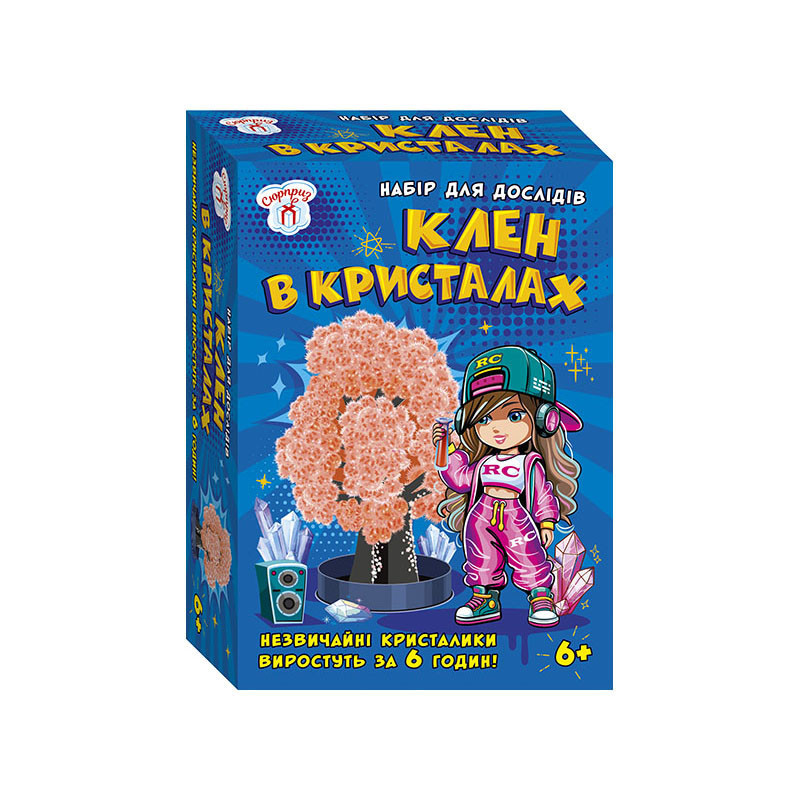 Набір для експериментів Клен у кристалах 10114182 персиковий Вінниця - фото 1