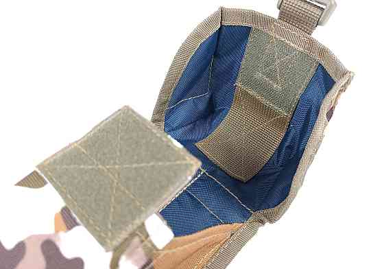 Підсумок під два магазини АК одинарний закритий Multicam Arid (степовий) (MOLLE, підсумок на розгрузку, жилет, РПС) Коломия