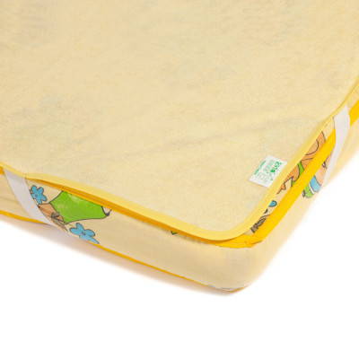 Наматрацник Еко Пупс водонепроникний Classic, 60х120 см Жовтий (КНАМ12060ж) Вінниця - фото 1