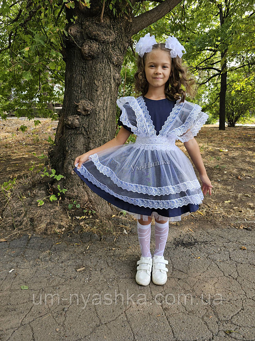 Красивое школьное платье с кружевом 116-134 Кривой Рог - изображение 6
