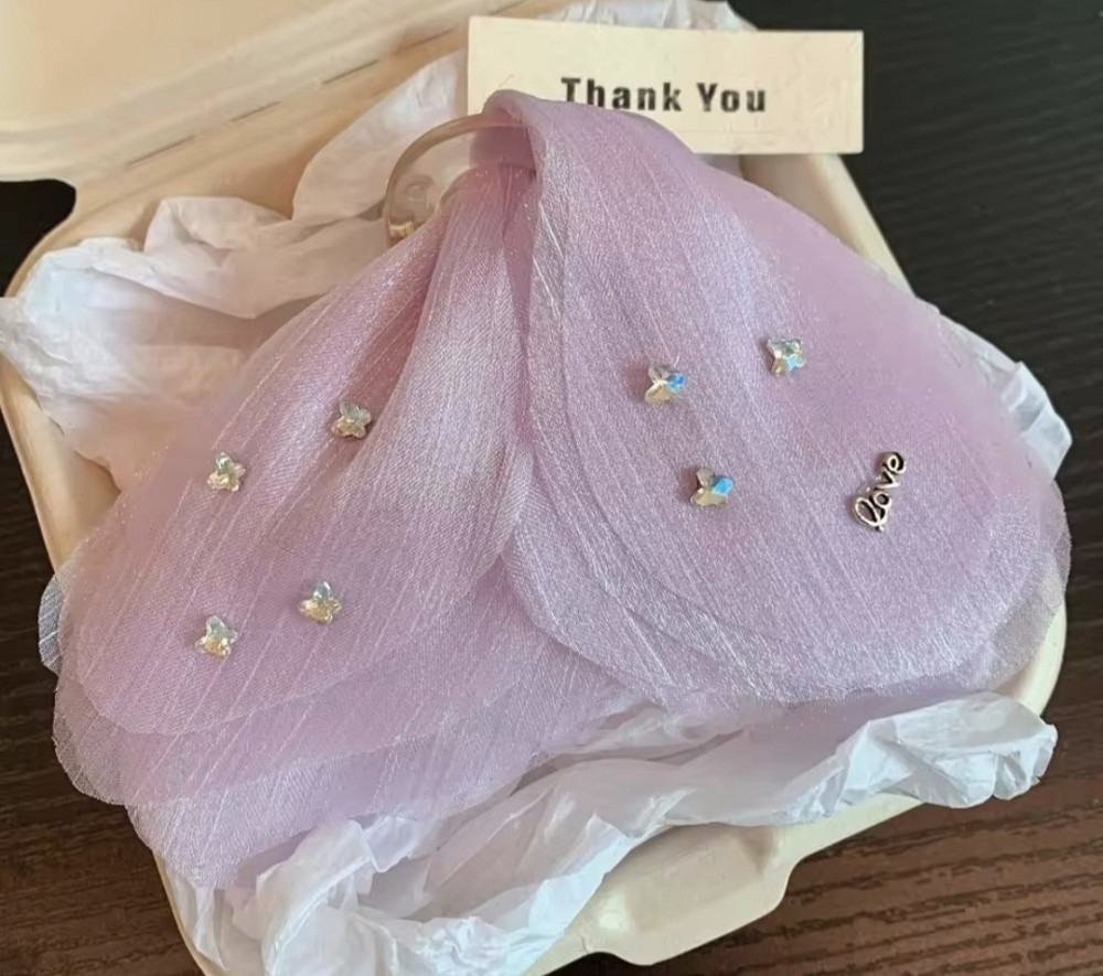 Заколка-крабик "Бант-метелик" Фіолетовий Сміла - фото 8