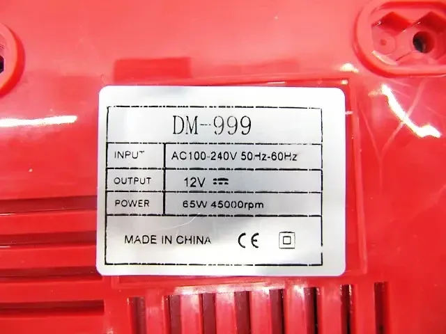 Фрезер для маникюра и педикюра DM 202 (45000 оборотов , 65 вт) красный Киев - изображение 4