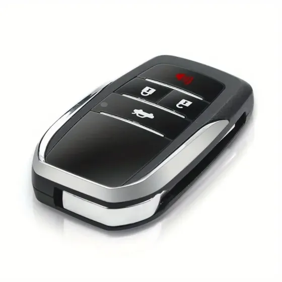 Викидний ключ Toyota, корпус під чіп, 3 кнопки, автоключ TOY48, NEW, смарт корпус Київ