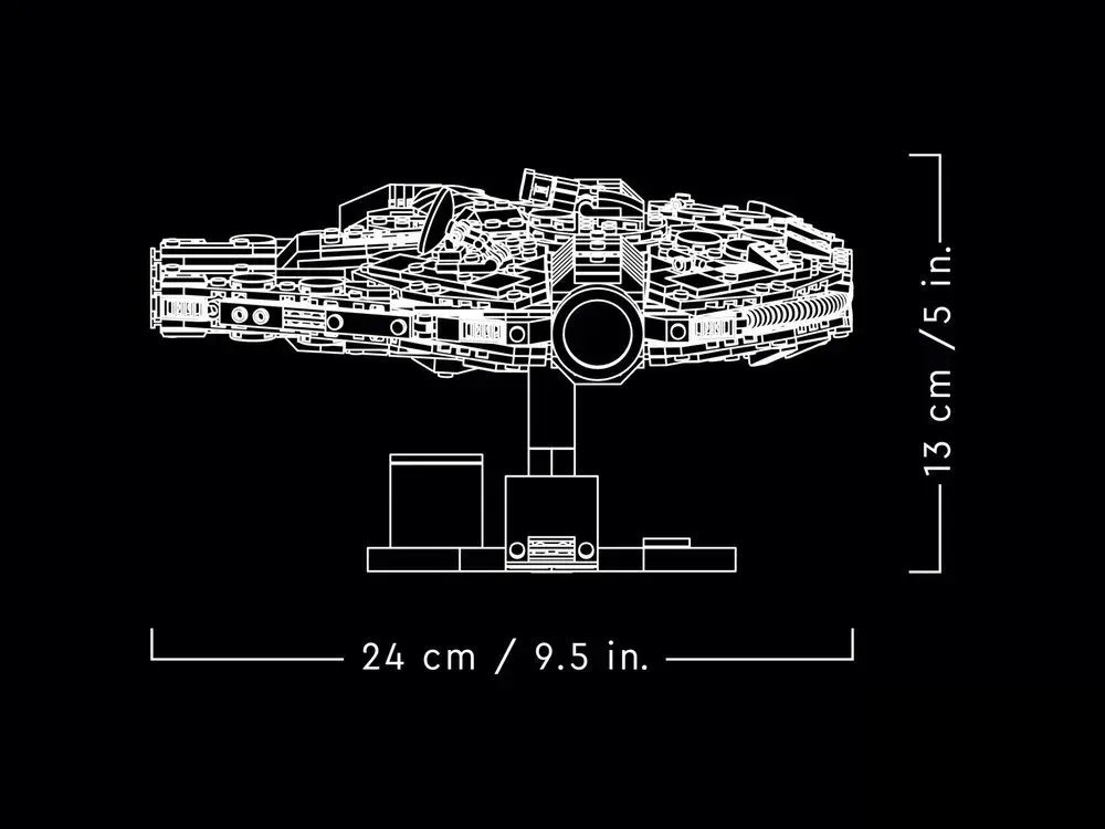 Конструктор Star Wars тисячолітній сокол (75375), 921 деталей сумісний з lego-лего Запоріжжя - фото 6