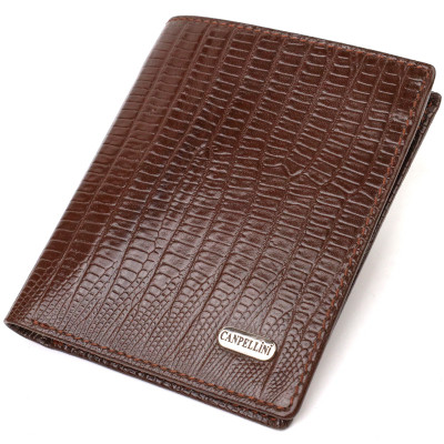 Кошелек Canpellini Из натуральной кожи Коричневый (21927) Винница - изображение 1
