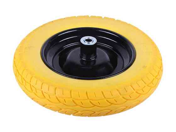 Колесо 3,50 -8 TL (бескамерное, под ось d-16мм) (желтое) Мукачево