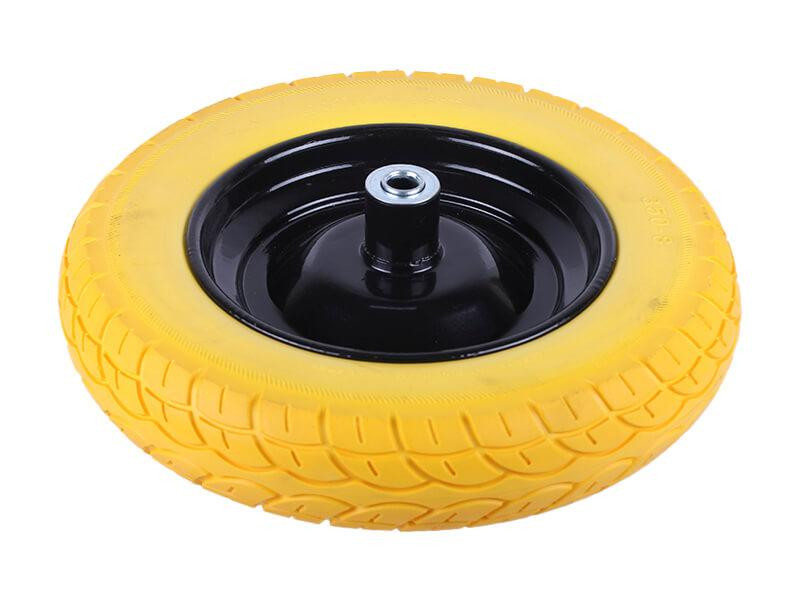 Колесо 3,50-8TL (безкамерне, під вісь d-16мм) (жовте) Мукачево - фото 1
