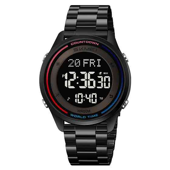 Skmei 2412SBK Black Steel Киев