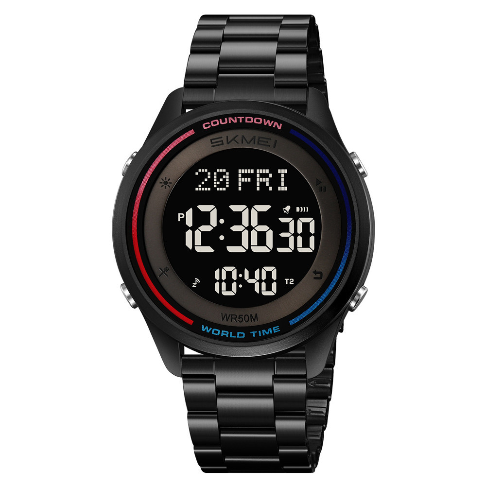 Skmei 2412SBK Black Steel Київ - фото 1