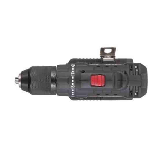 Дриль-шурупокрут акумуляторний 20 В, 35 Nm, 0-450/0-1500 об/хв, 2-13 мм, Li-ion, 2,0 Ач, ЗП 2 A, кейс INTERTOOL WT-0350 Киев