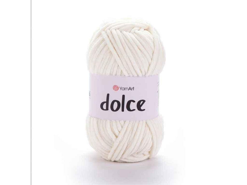 Пряжа Dolce молочний 100% мікрополіестр 120м 100г 5шт/уп 745 ТМ YarnArt Київ - фото 1