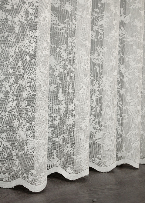 Тюль VR-Textil 1422т Жаккард Кремовый 250х270 см (42-1204) Киев - изображение 8
