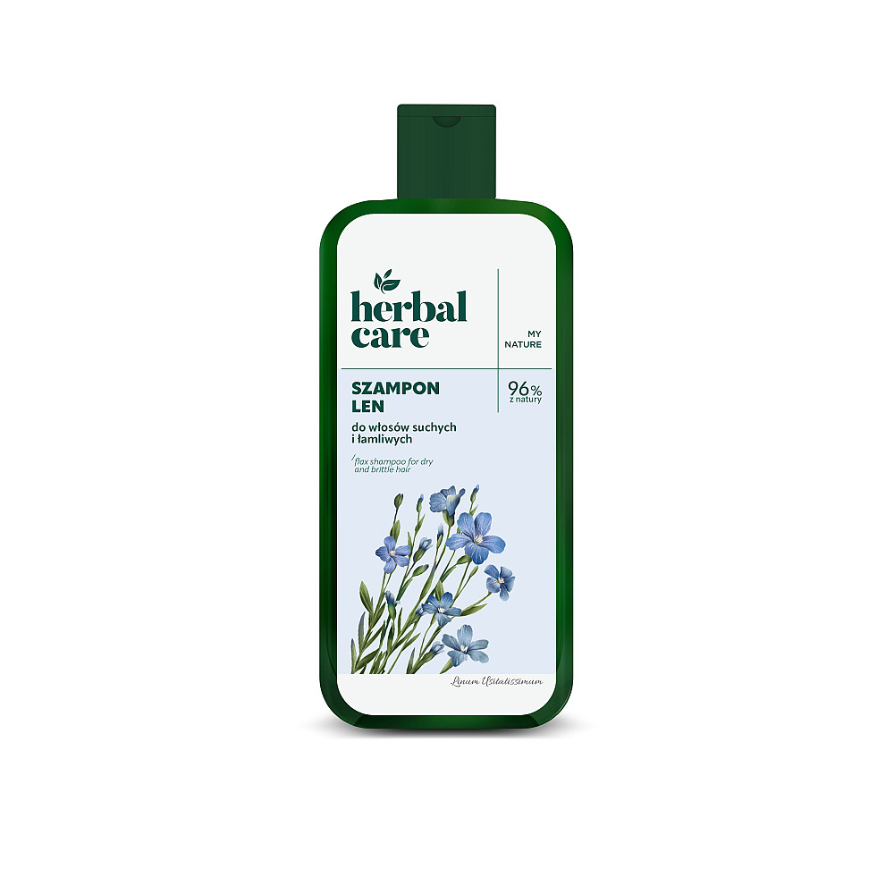Шампунь для сухих и ломких волос Лен Herbal care 330 мл Киев - изображение 3