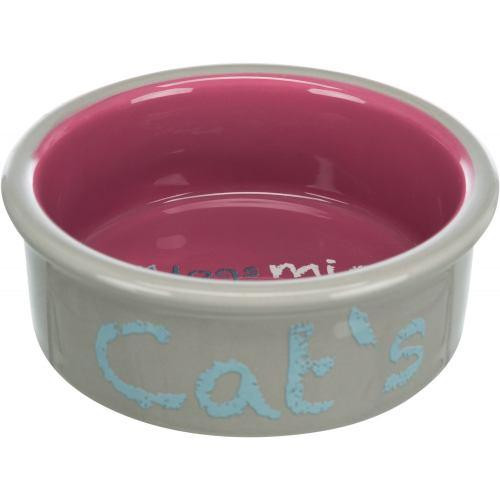 Миска Trixie для кошек, двойная на металлической подставке, керамическая, 12 см, 2х300 мл Киев - изображение 3