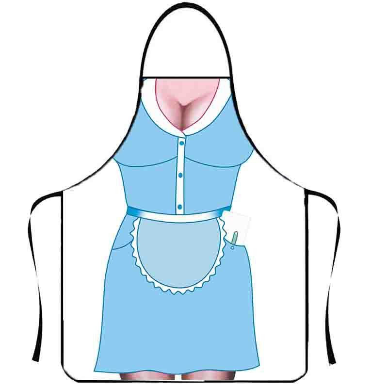 Фартук с приколом для женщин Официантка 75 на 60 см разноцветный Киев - изображение 1