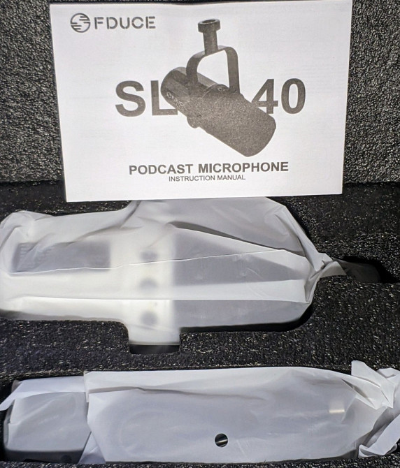 Динамический USB и XLR микрофон Feduce SL40 White. Киев - изображение 2