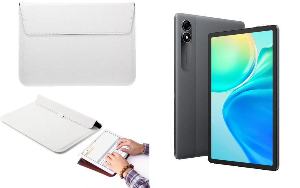Чохол-конверт VitoCase для Blackview Tab 90, з функцією підставки для планшета Білий Київ - фото 1