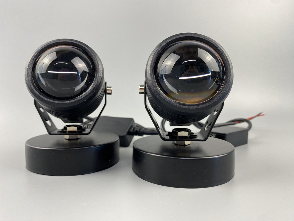 Фари-лінзи LED протитуманні (комплект 2 шт.), 1 фара — 26W реальних ватів, 2 шт. — 52W реальних, 3 дроти Мукачево - фото 8