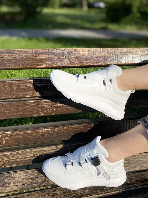 Abbi Кросівки жіночі ABBI CORI-02 білі (весна-осінь, шкіра натуральна) (3511) лише 39р.40р. Коломия - фото 3