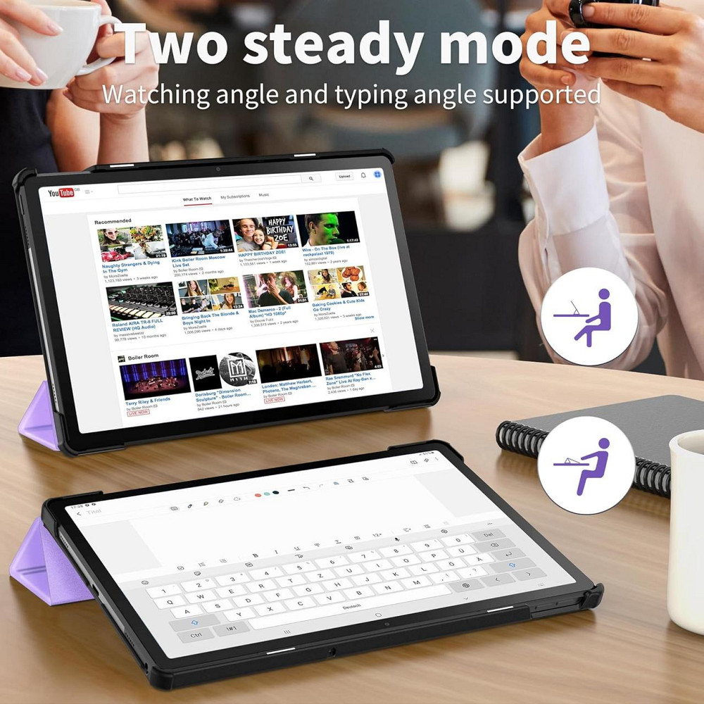 Защитный чехол EasyAcc для Lenovo Tab M10 Plus 10.6 (Gen 3) (TB-125FU/128FU/128XU) + защитное стекло Днепр - изображение 16