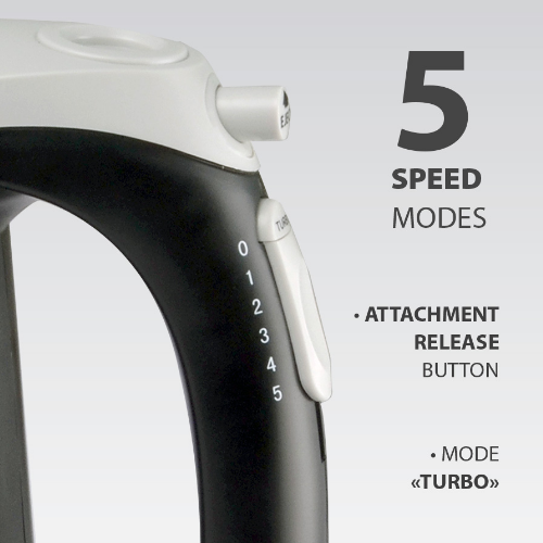 Міксер ручний 400W MR-505-BLACK чорний Maestro Житомир - изображение 5