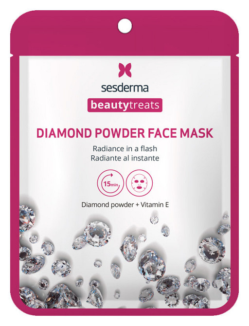 Тканинна маска для обличчя SesDerma Laboratories Beauty Treats Diamond Powder Face Mask 25 мл Дніпро - фото 1