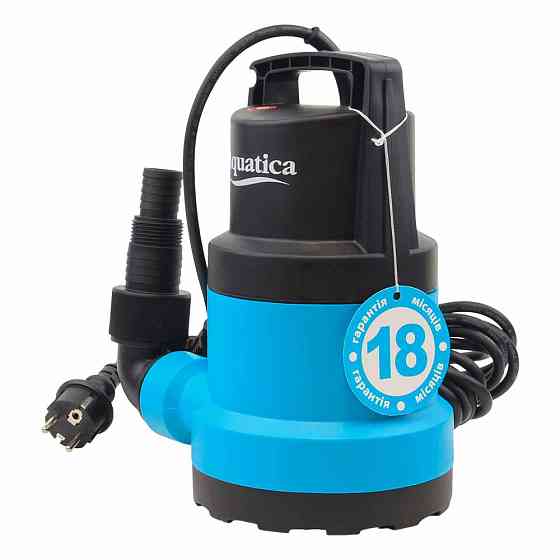 Aquatica Насос дренажный садовый 0.75кВт Hmax 9.5м Qmax 220л/мин (част. до 5мм) AQUATICA (77312 Київ