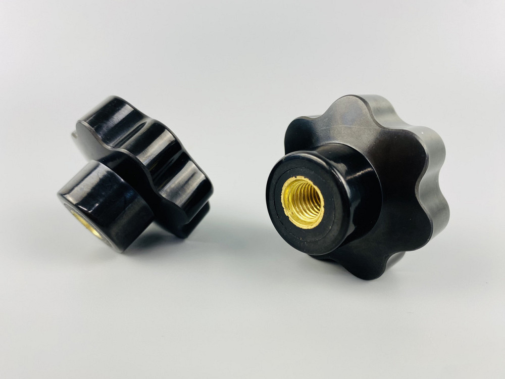 Наконечник важеля універсальний М10, D47 (чорний), латунна втулка різь внутрішня М10 Мукачево - фото 4