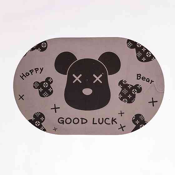 Диатомитовый овальный коврик для дома Good Luck 38×58 (см) влаговпитывающий коврик для кухни ванны и туалета HP-42-56 Киев