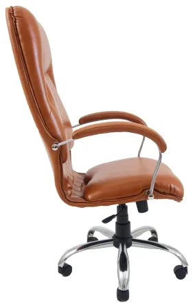 Офісне Крісло Керівника Richman Nicosia Fly 2212 Хром М2 AnyFix Коричневий Київ