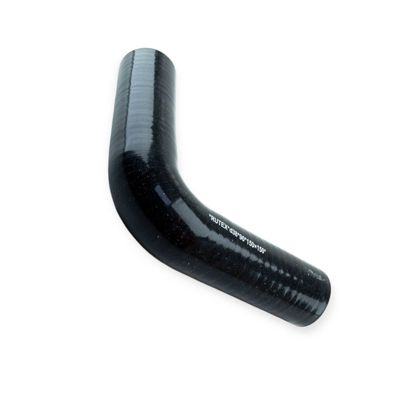 Патрубок кут d-38 L-150*150 90град. силікон універсальний Мукачево - фото 1