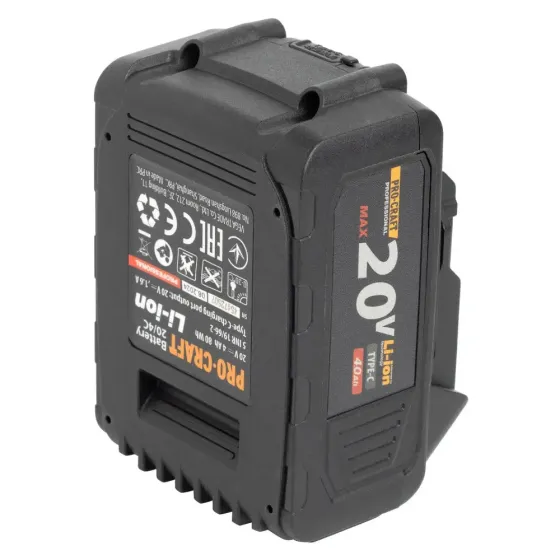 Акумуляторна батарея Procraft 20V 4Ah Li-Ion індикатор заряду та захист від перегріву,Акумулятор для інструменту Львів