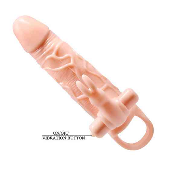 Насадка на пенис BAILE BRAVE MAN 10 Vibraton Sex Aura Киев