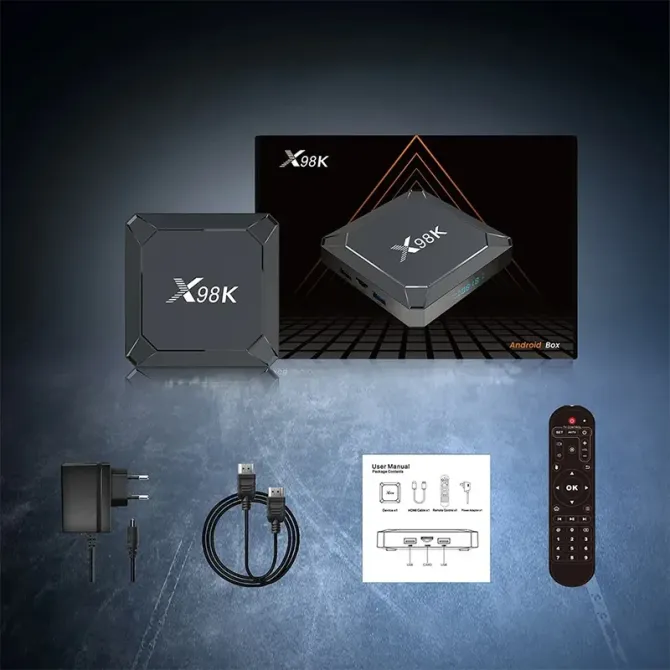 Смарт ТВ приставка X98K 4/32 Гб Smart TV Box Android 13 Андроїд ТВ бокс Київ - фото 7