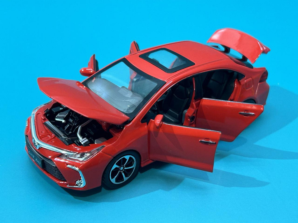 Машинка металева Авто Експерт Toyota Corolla 1:32 метал світло/звук Червона (GT-6258) Чернигов - изображение 6