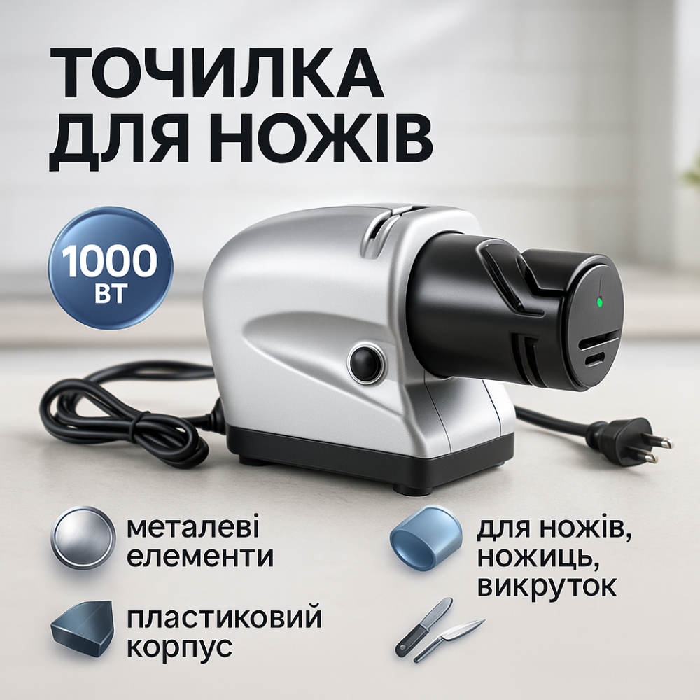Точилка для заточки ножей ELECTRIC, Хорошая точилка ручная для ножей Правильная заточка BR-11 Киев - изображение 11