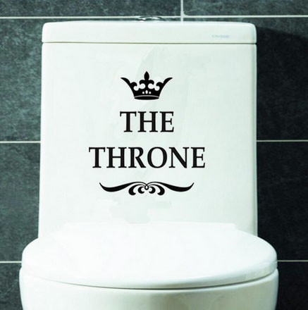 Наклейка на крышку унитаза The Throne Киев - изображение 2