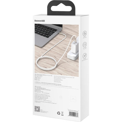 Дата кабель USB-C to USB-C 2.0m 100W metal black Baseus (CATJK-D01) Вінниця - фото 5