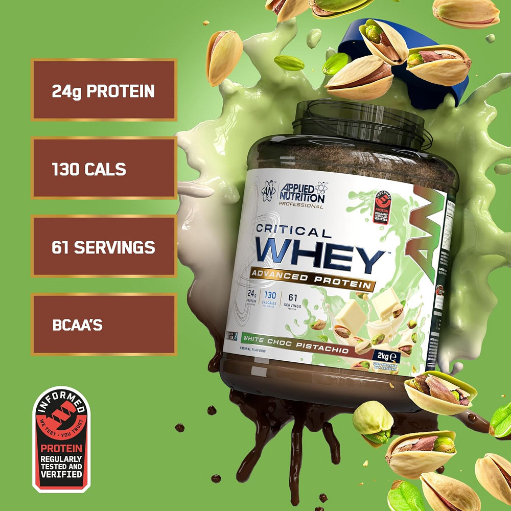 Протеїн Applied Nutrition Critical Whey 2000 р, White Chocolate Pistachio Луцьк - фото 3