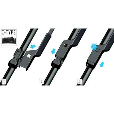 Щетка стеклоочистителя OXIMO 650+350 мм (WC350650) Винница