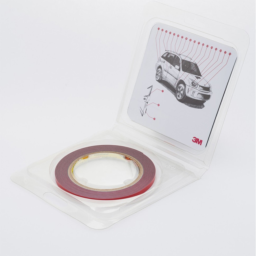 Скотч двосторонній 9мм х 5м 3M GT6008F "Foam Tape" (ціна за уп.-2шт) темно сірий, 32320 Київ - фото 2