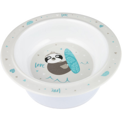 Тарелка детская Canpol babies Exotic Animals на присоске 270 мл Серая (4/519_grey) Винница - изображение 1