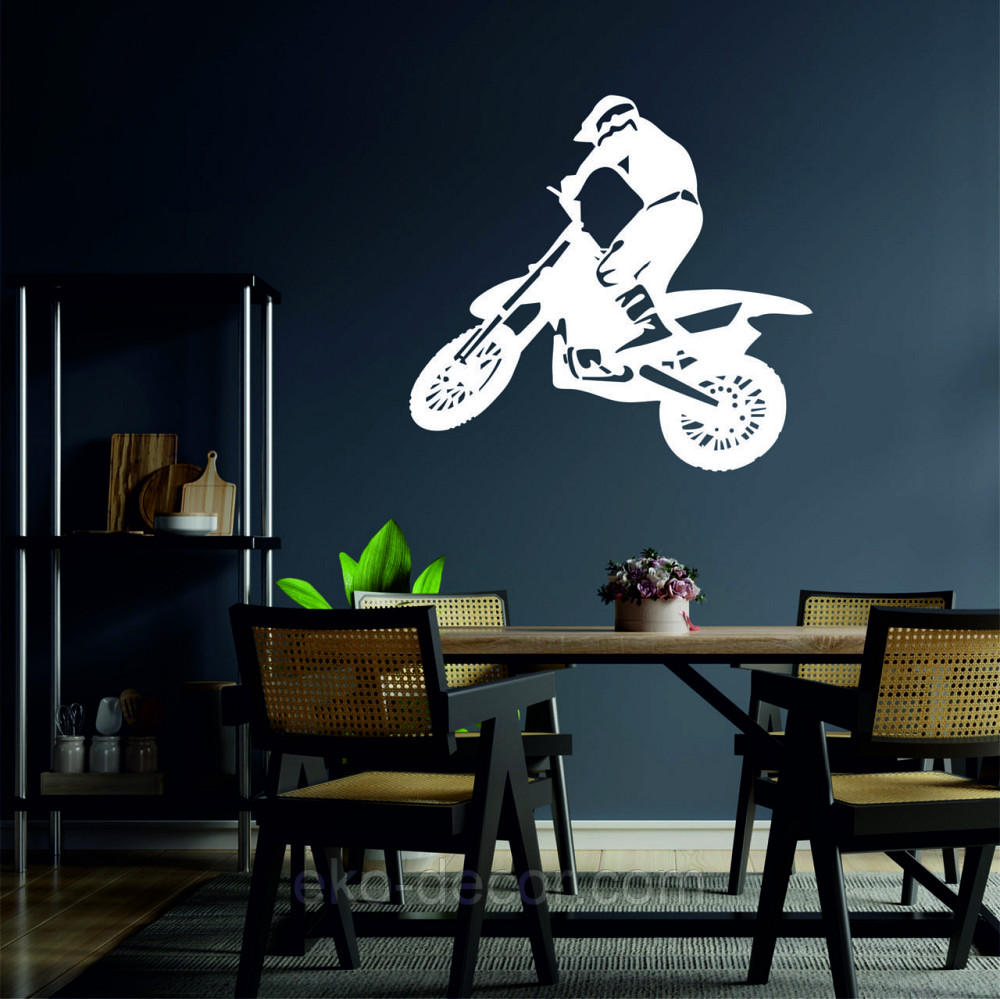 Декоративное настенное Панно «Мотоцыкл» Декор на стену 50*46 см, Белый Киев - изображение 10